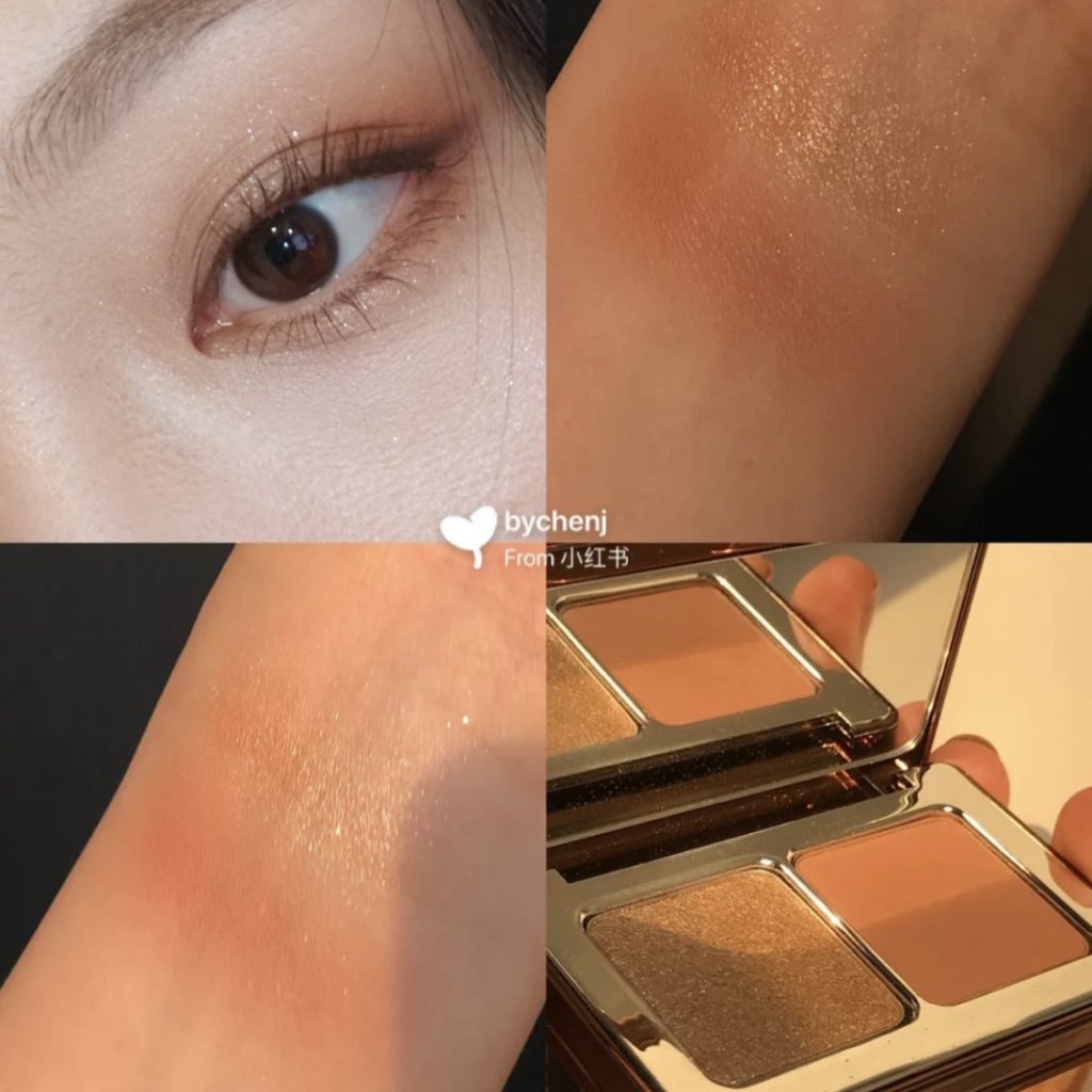 Bảng Phấn Bắt Sáng  Bronze & Glow Bronze & Highlighting Powder 4g