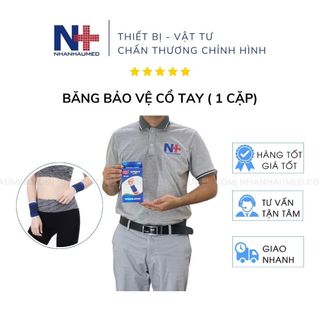 Bó Cổ Tay Miếng Quấn Bảo Vệ Cổ Tay Xanh (1 đôi), Cổ tay Nk1