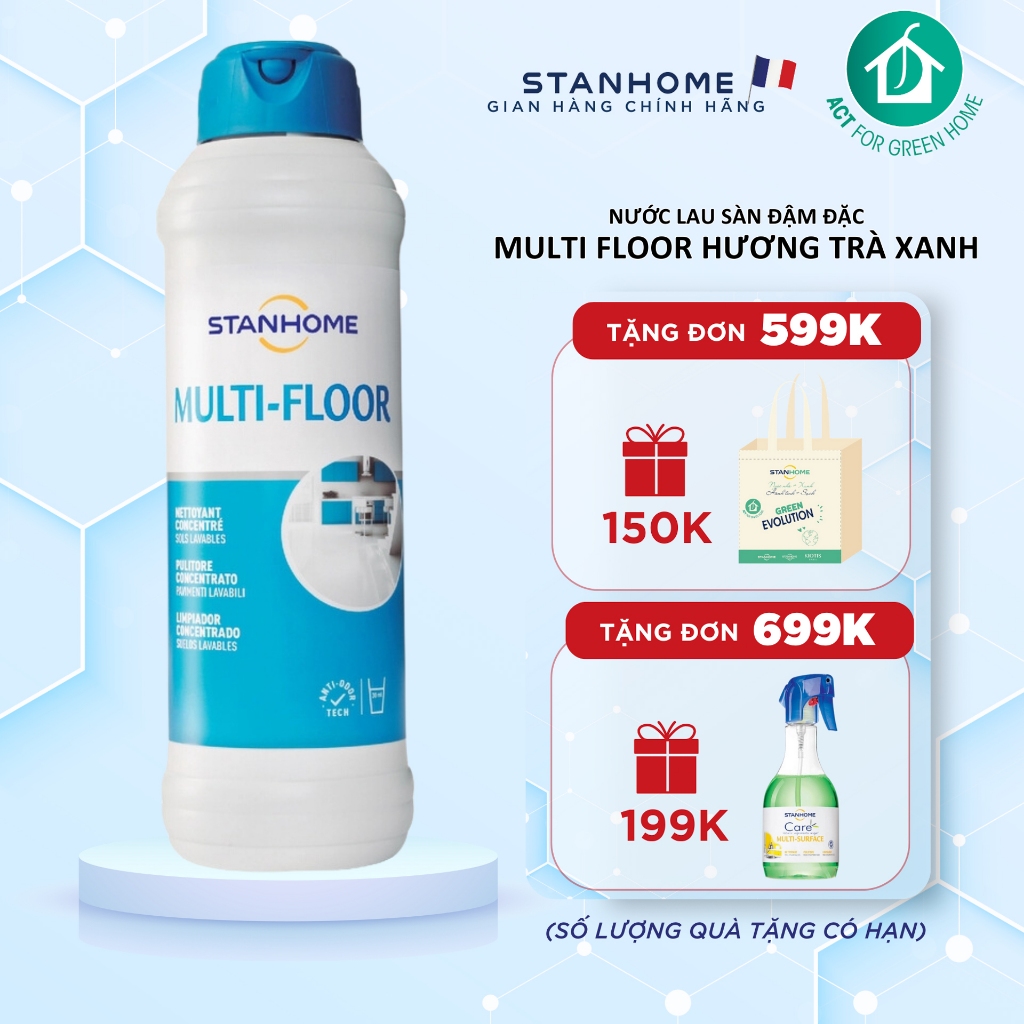 Nước lau sàn đậm đặc Stanhome multi floor 1000ml