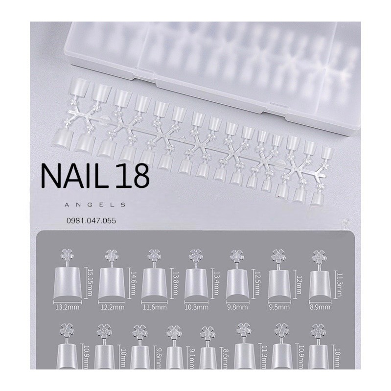 Móng tip nail mẫu mới  , móng nối tay phom ngắn , móng đẹp chuẩn phom