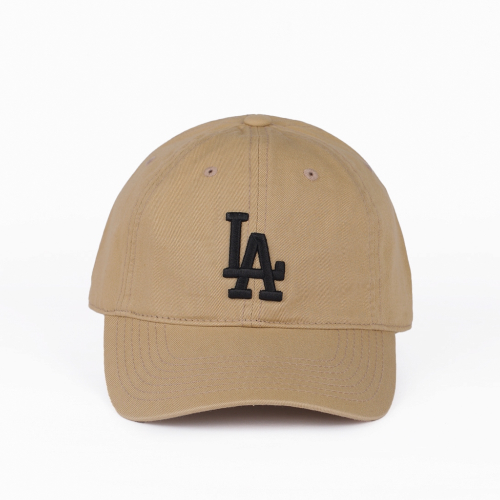 Mũ nón lưỡi trai MLB logo thêu LA phong cách đơn giản nhiều màu năng động