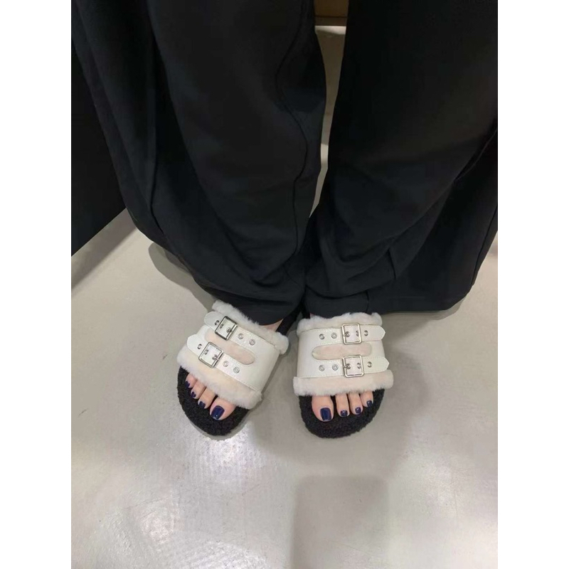 Dép lông tang sắt , quai đai qc full box