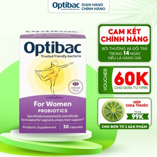 Men Vi Sinh Phụ Khoa Optibac tím- Bổ Sung Lợi Khuẩn Chăm Sóc Vùng Kín