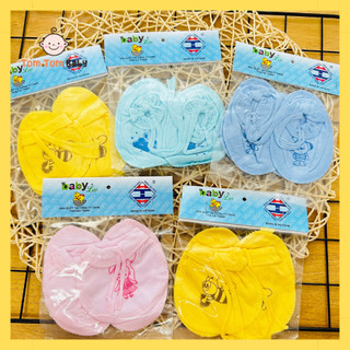 COMBO 5 đôi bao tay sơ sinh, 5 đôi bao chân dây rút Thái Hà Thịnh - Chất vải cotton mềm, mịn, thoáng khí
