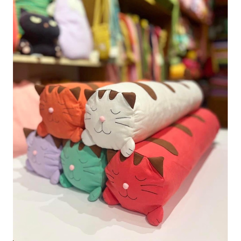 Gối ôm mèo 48cm Hikosen