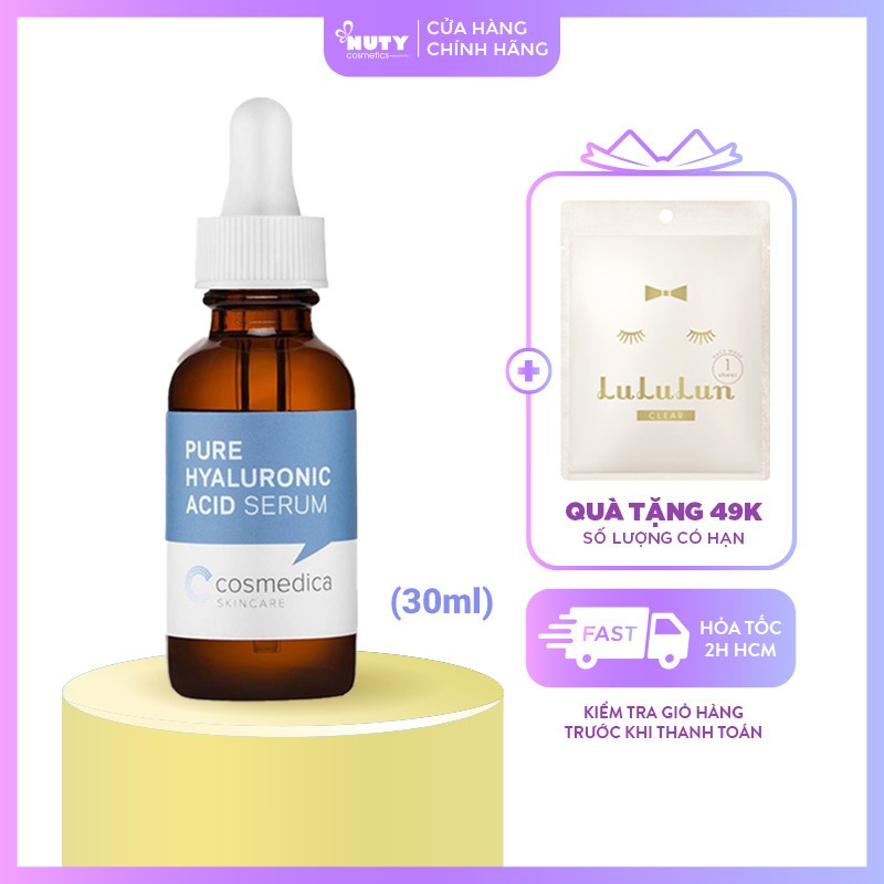 Tinh Chất Cấp Nước Cosmedica Pure Hyaluronic Acid Serum (30ml)