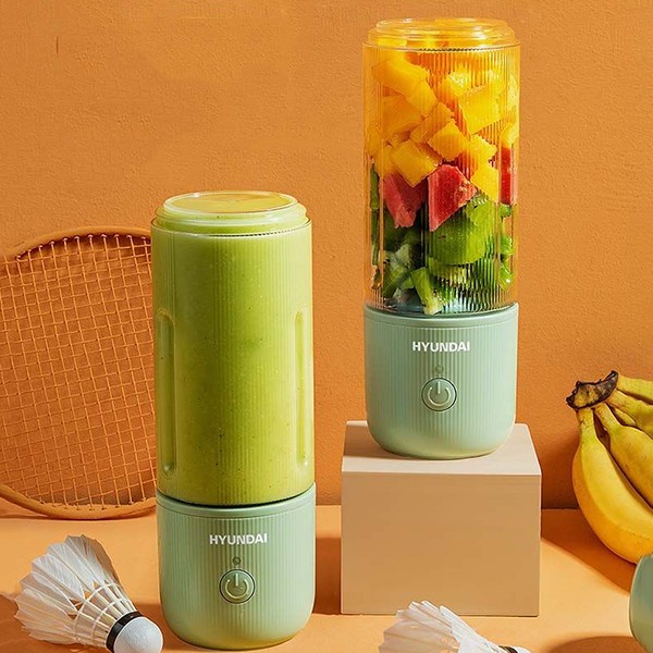 Máy Xay Sinh Tố Cầm Tay Huyndai - Máy Xay Hoa Qủa Mini Đa Năng Sạc Pin Tích Điện Chính Hãng