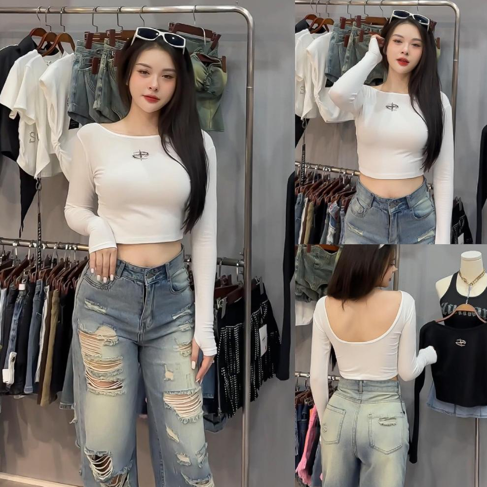 ÁO THUN DÀI TAY LƯNG U - A79