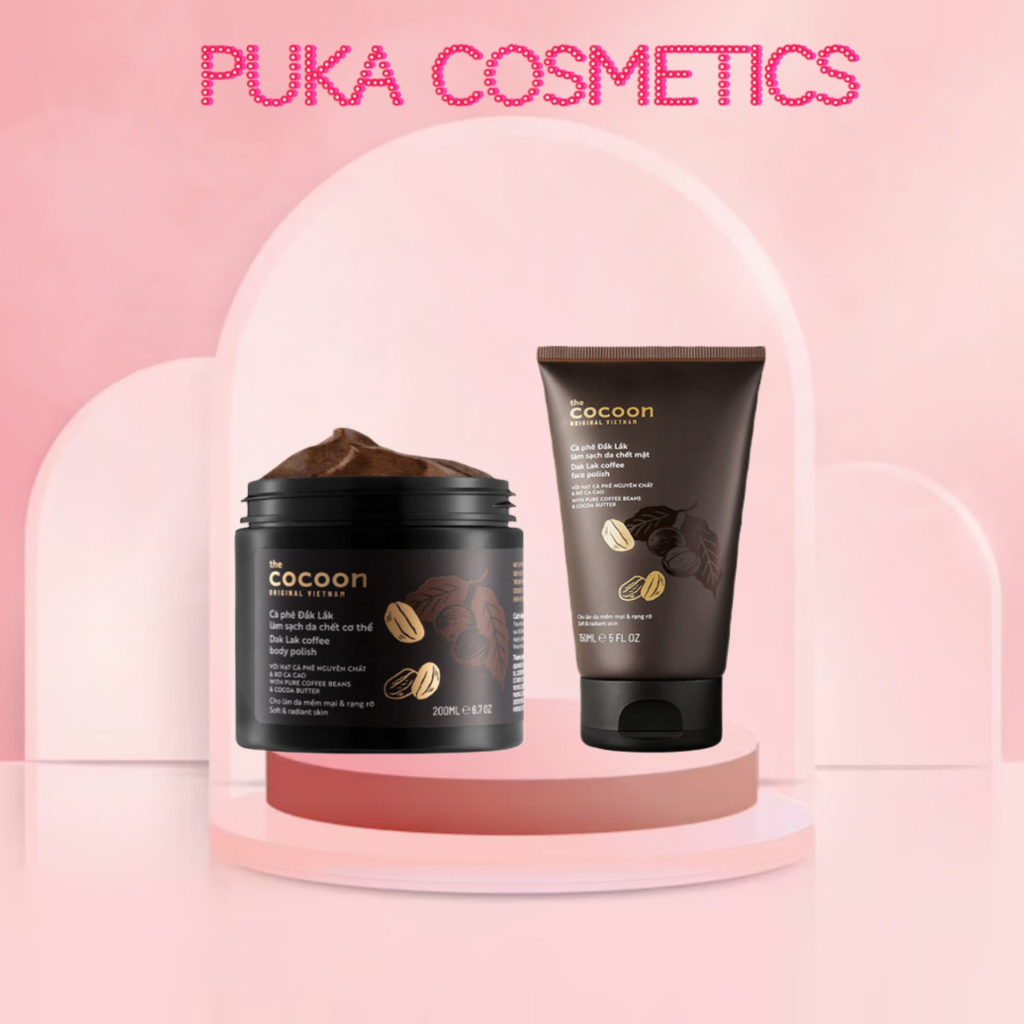 [CHÍNH HÃNG] Tẩy da chết mặt cà phê Đắk Lắk Cocoon 150ml (Dak Lak coffee face polish) - PUKA SHOP | BigBuy360 - bigbuy360.vn