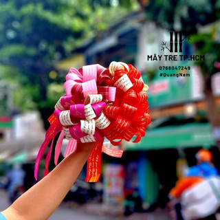Nơ tú cầu thái, nơ gói quà đẹp, nơ tú cầu giá rẻ đẹp dùng để gói quà
