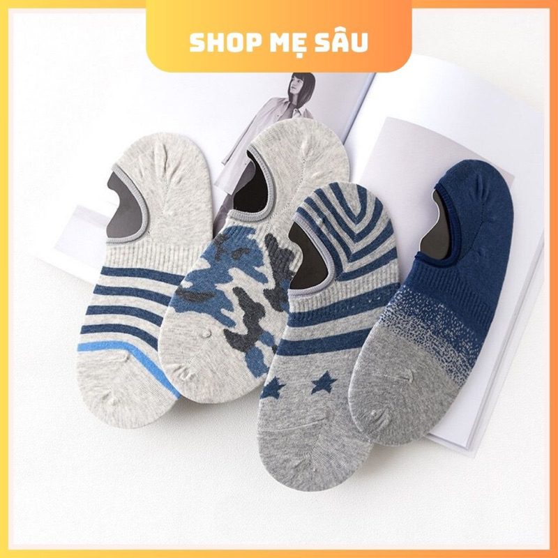 tất lười Nam, tất cotton Caramella - Shop Mẹ Sâu