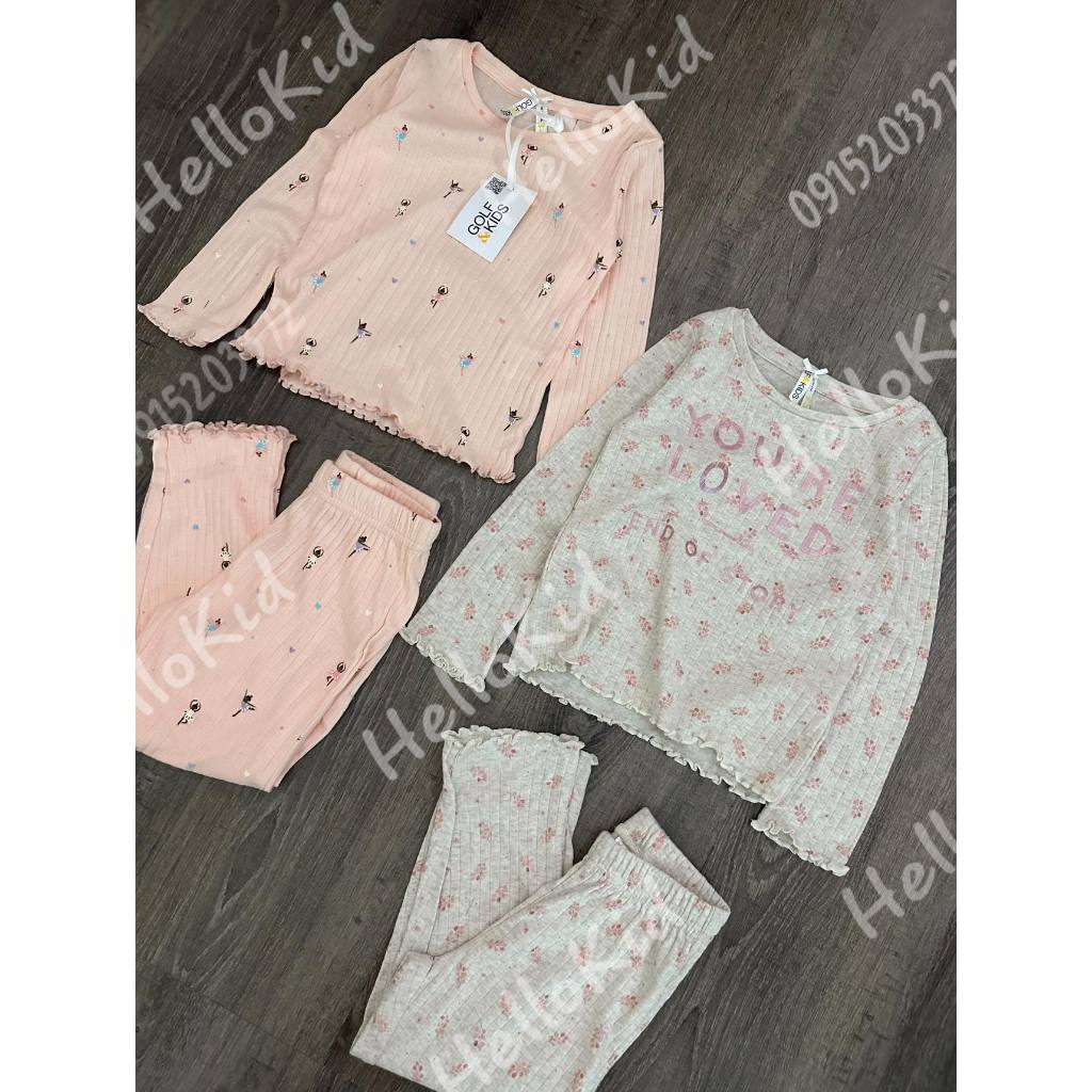 Bộ thun gân hoa nhí goftkid cho bé