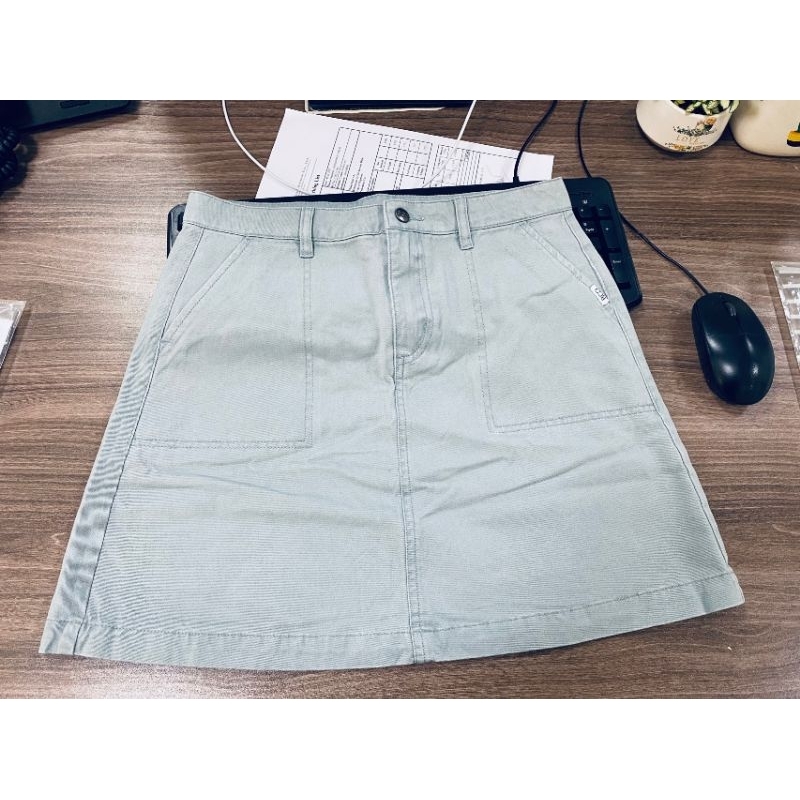 Xả hàng - Chân váy denim kaki chất đẹp dáng ngắn hãng Boo