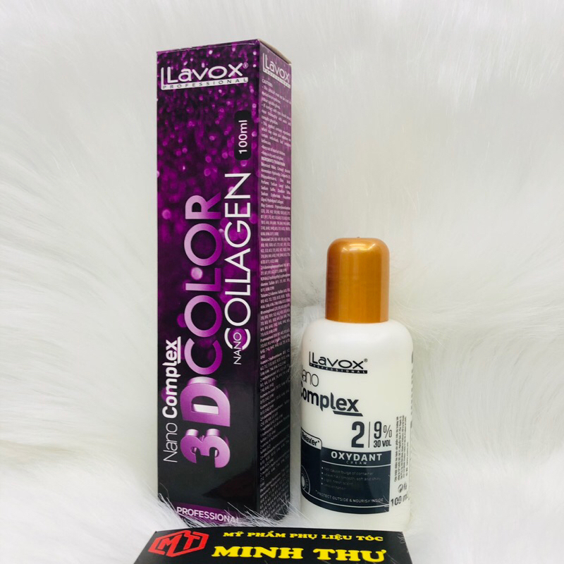 Thuốc Nhuộm Lavox Collagen 3D 100ml - Đủ Màu