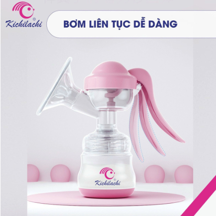 Máy Dụng Cụ Hút Sữa Bằng Tay Kichilachi Giá Tốt - Tặng Kèm 6 túi trữ sữa chính hãng Kichilachi