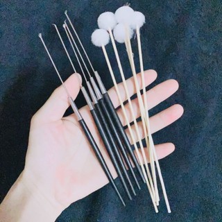 Combo Que Lấy Ráy Tai/ Dụng Cụ Vệ Sinh Tai Cán Gỗ Chắc Chắn, Cây Bông Se Ráy Tai, Cây lấy ráy tai cán gỗ MPHV