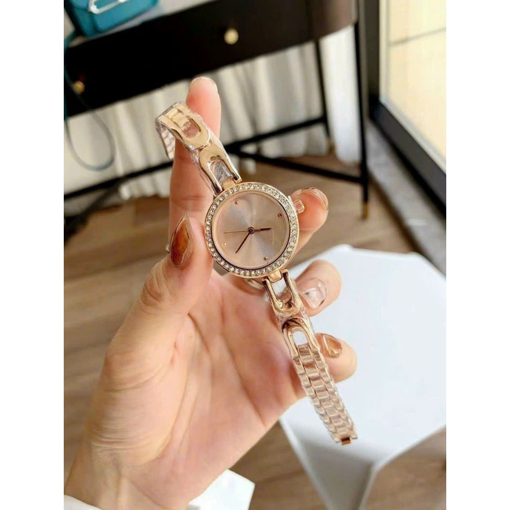 Đồng hồ nam nữ dây kim loại TB375 chống nước bảo hành