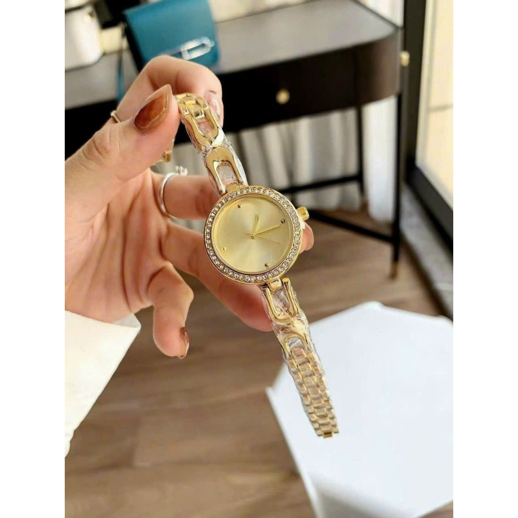 Đồng hồ nam nữ dây kim loại TB375 chống nước bảo hành