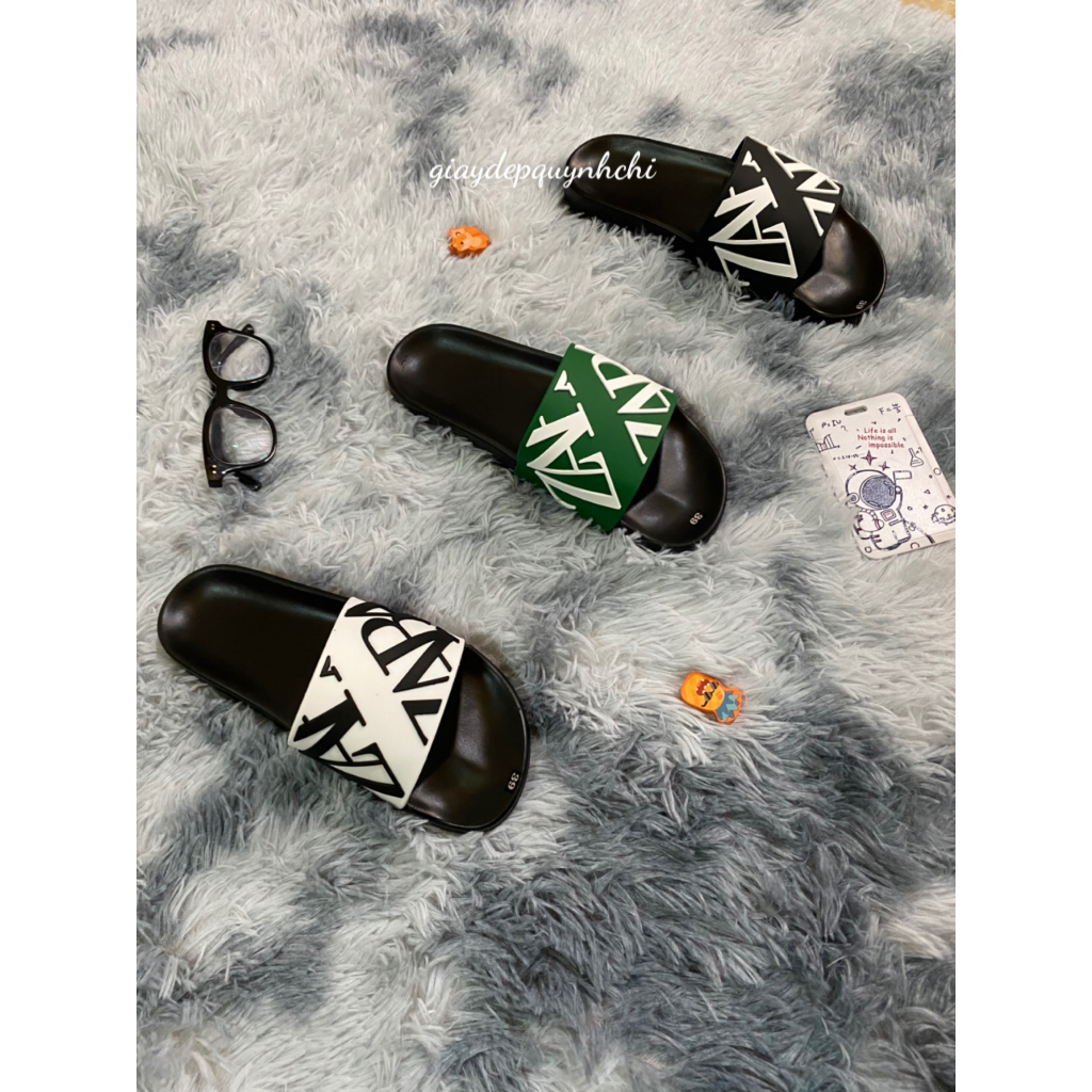 ⚡TREND ⚡ Dép nam Nữ quai ngang thời trang , Dép Z A R A phong cách thời trang