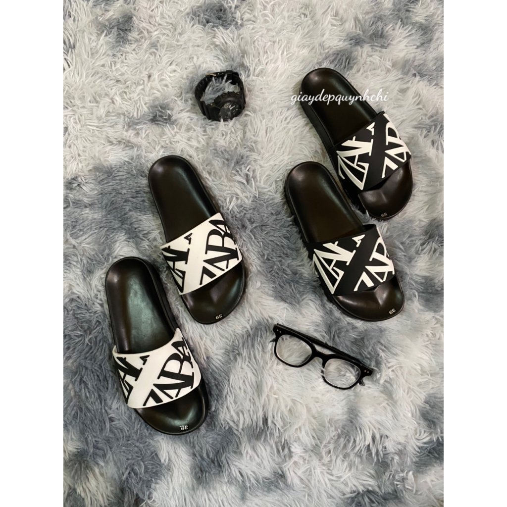 ⚡TREND ⚡ Dép nam Nữ quai ngang thời trang , Dép Z A R A phong cách thời trang