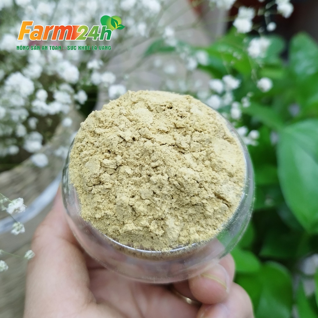 Bột gừng nguyên chất gia vị nấu ăn, làm bánh, pha trà, giúp giảm ho, ấm bụng, 100% thiên nhiên | Farm24h