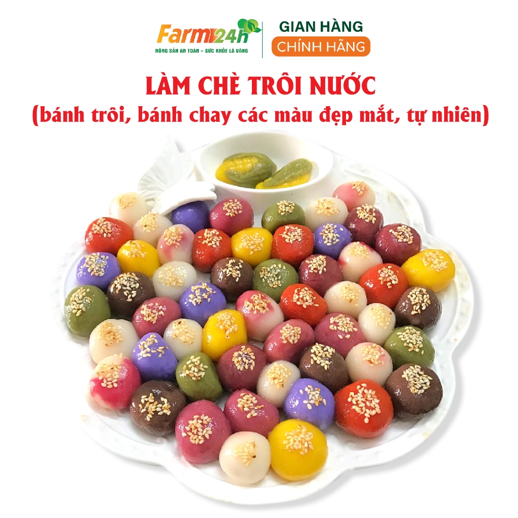 50 loại bột tạo màu thực phẩm hữu cơ rau củ quả lá nếp/lá dứa/gấc/dành dành/củ dền/trà xanh/ bí đỏ/ bồ ngót/ khoai lang