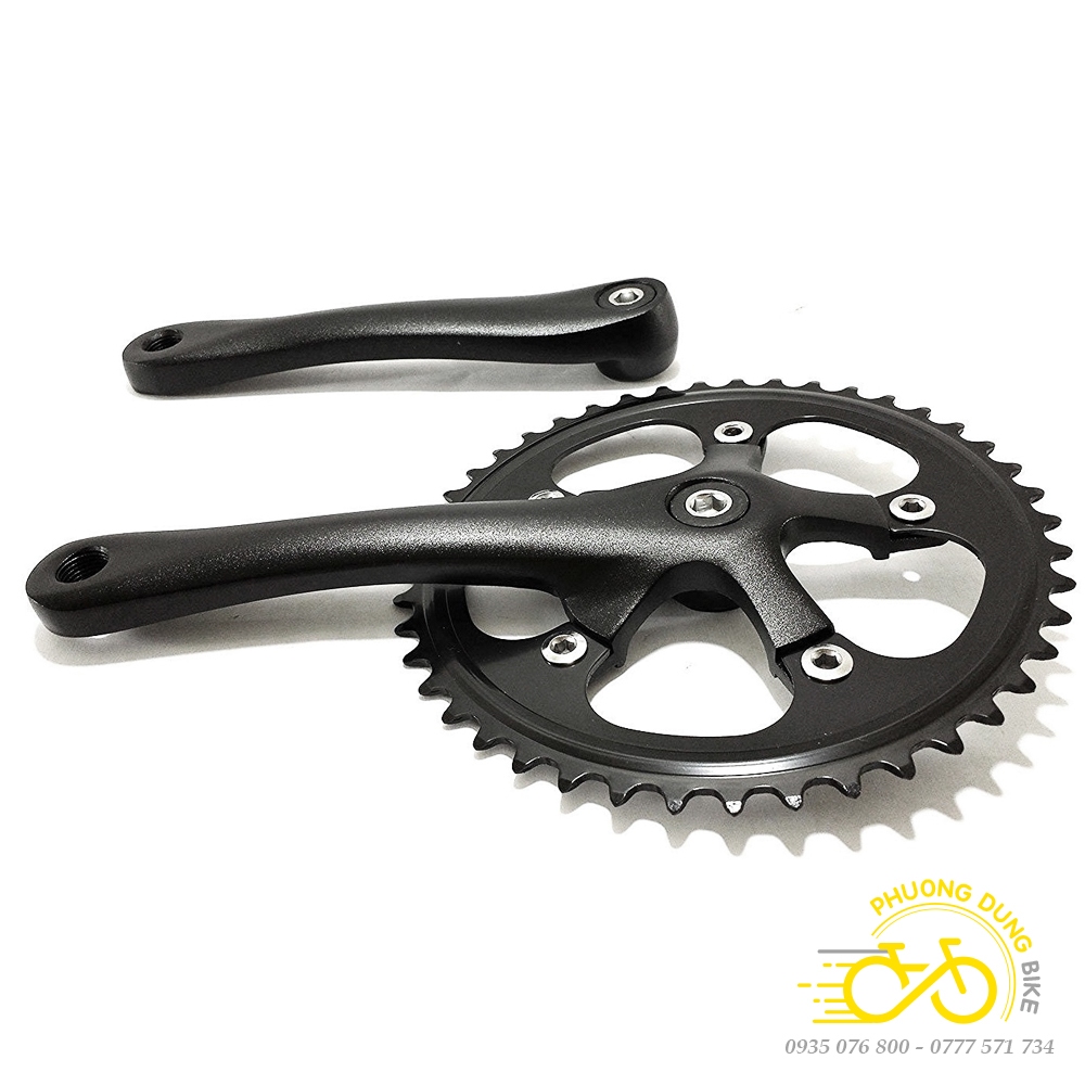Đùi đĩa  xe đạp 1 tầng cơ bản 5 chấu Fixed Gear 44T