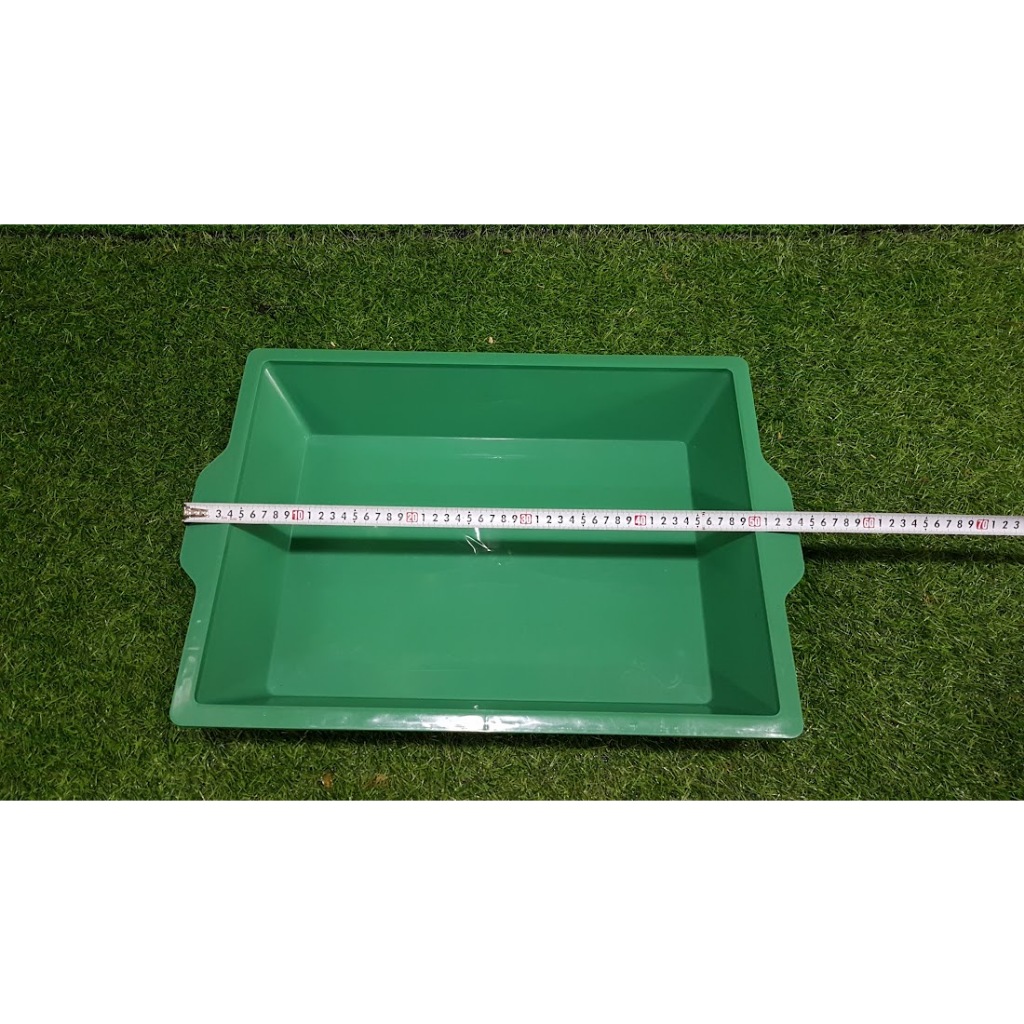 Combo 10 cái khay xanh 40-50-8cm đựng nước trồng lan làm mát và trồng rau ươm giống rau mầm