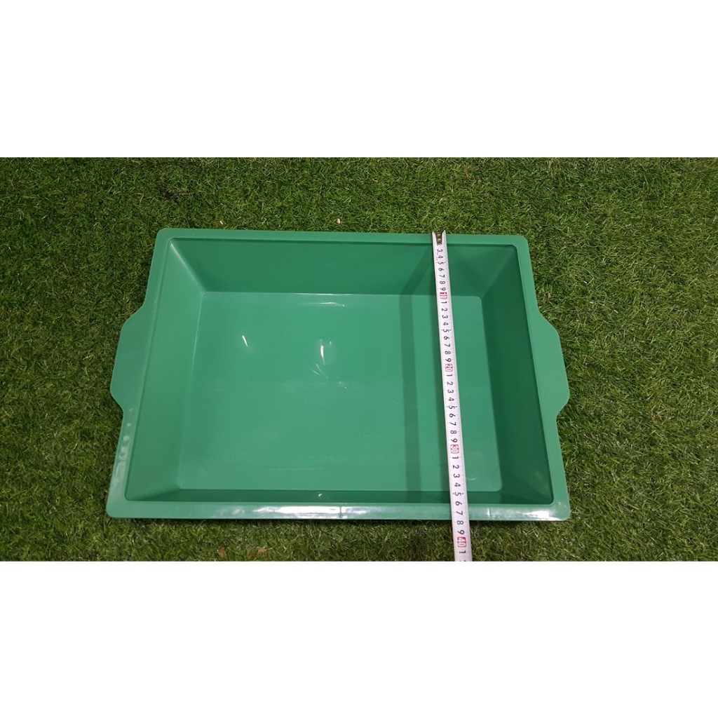 Combo 10 cái khay xanh 40-50-8cm đựng nước trồng lan làm mát và trồng rau ươm giống rau mầm
