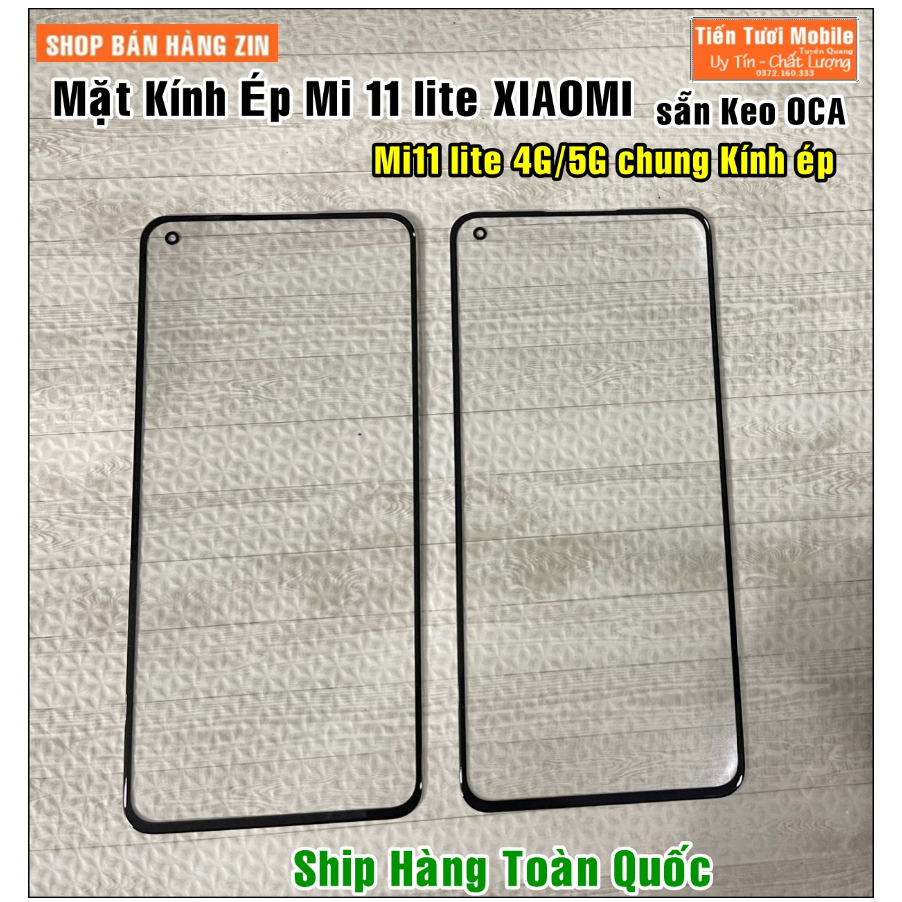 Kính ép Mi 11 lite 4G/5G chung  XIAOMI