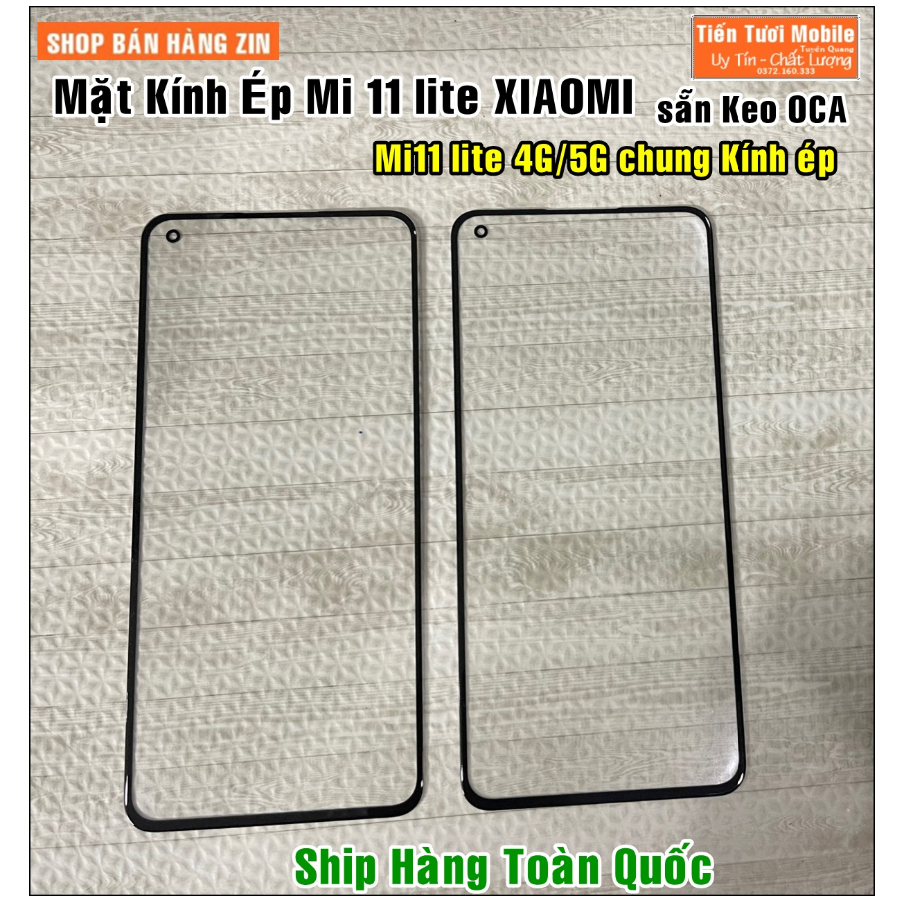 Kính ép Mi 11 lite 4G/5G chung  XIAOMI