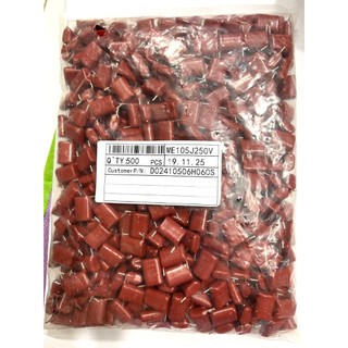 [ 10 con ]  TỤ CBB 1UF 105J 250V  450V  ( 15mm 16mm )