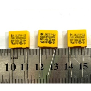 Tụ hộp carli 104 0.1uf 275vac x2