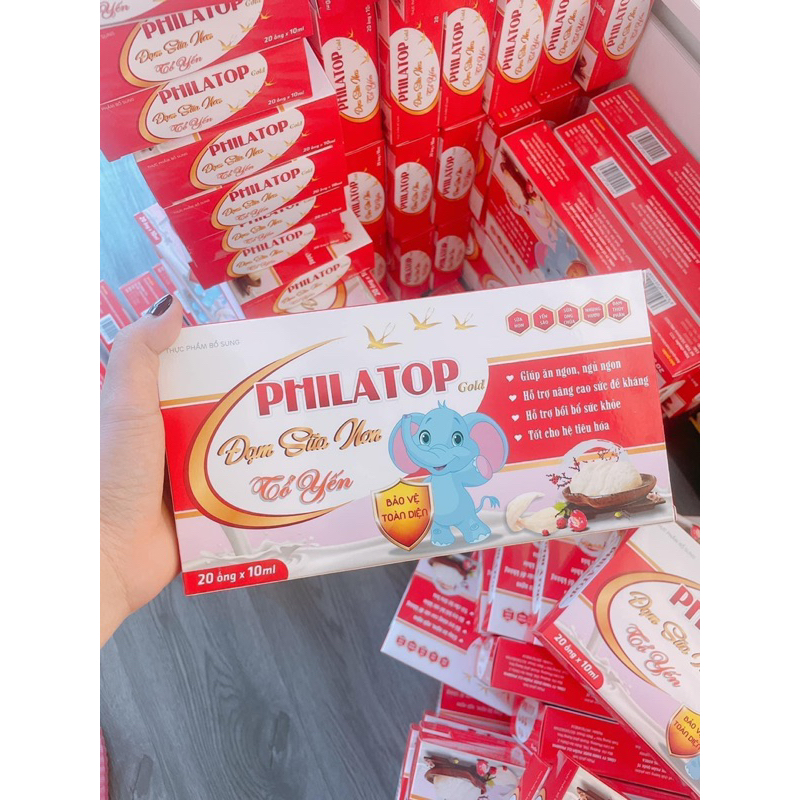 philatop đạm sữa non tổ yến 1h 20 ống