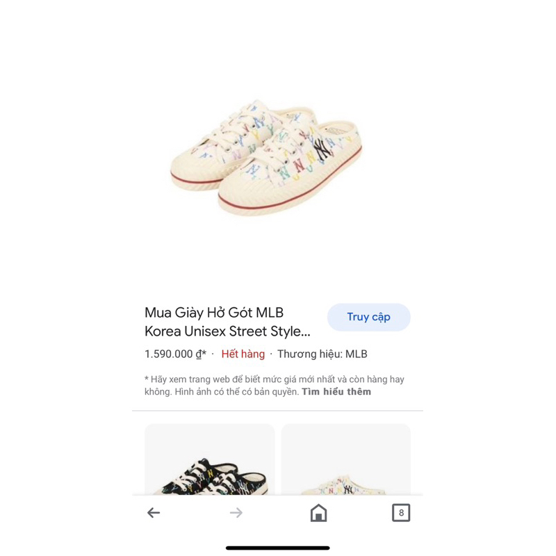 Sale 70% mlb mule 480k chính hãng
