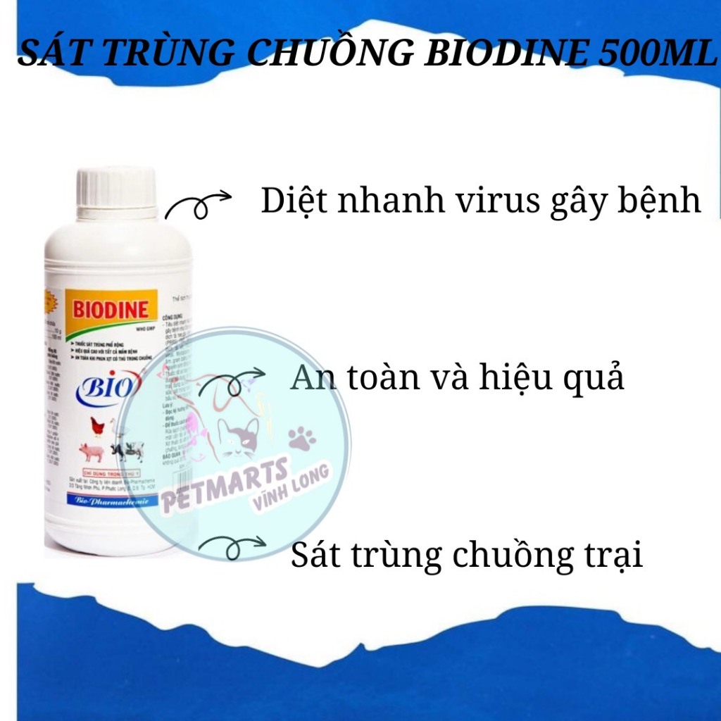 DUNG DỊCH SÁT TRÙNG CHUỒNG TRẠI BiO 500ml
