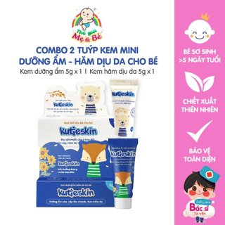 Combo mini kem bôi chăm sóc làn da bé Kutieskin