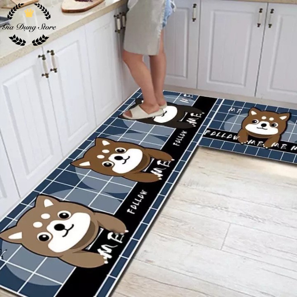 Sét 2 Thảm Nhà Bếp Chống Trơn Trượt (40x60 - 40x120)