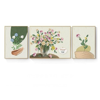Bộ 3 Tranh Treo Tường Canvas Phong Cách Bắc Âu Treo Phòng Khách/ Phòng Ngủ/ Cửa Hàng/ Làm Quà Tặng