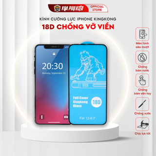 Kính cường lực iphone KTMStore 18D chống vỡ viền Ip 6plus/6splus/7/7plus/8/8plus/plus/x/xr/xs/11/12/promax 17 Promax Air