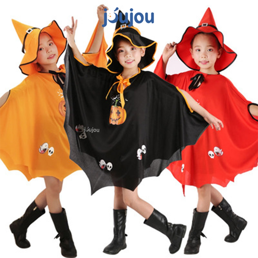 Trang phục hóa trang Halloween Jujou cho bé họa tiết đẹp mắt, mẫu mã đa dạng, chất liệu dày dặn an toàn cho bé