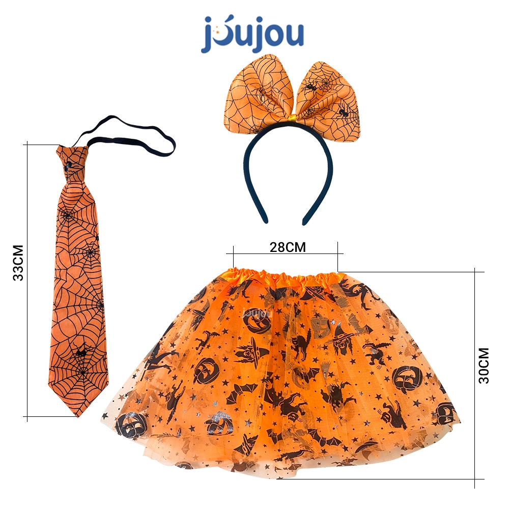 Trang phục hóa trang Halloween Jujou cho bé họa tiết đẹp mắt, mẫu mã đa dạng, chất liệu dày dặn an toàn cho bé