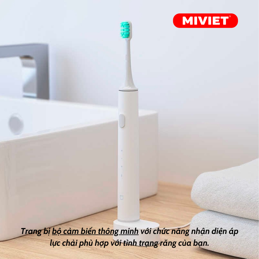 Bàn chải điện thông minh Xiaomi Mijia Sonic T500  - Hàng chính hãng