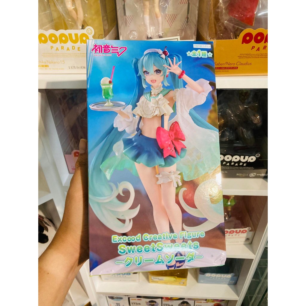 Mô hình Hatsune Miku, Piapro Characters, Cream Soda Ver. - Exc∞d Creative - Sweet Sweets -  Figure