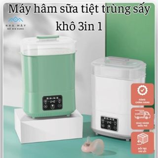 Máy hâm sữa tiệt trùng bình sữa sấy khô đa năng 4 in 1 hâm nóng đồ ăn rã