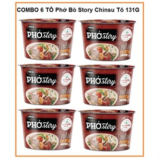 Giá chỈ 204.000 Đ/COMBO 6 TÔ Phở Bò Story Chinsu Tô 131G