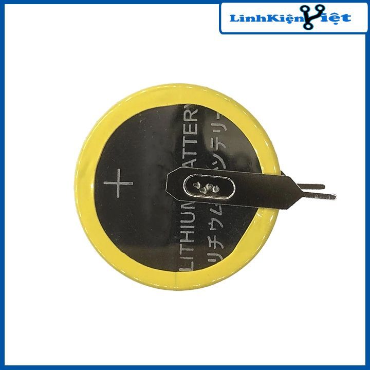Pin liền đế CR2450 3V pin chân hàn nằm ngang-chân hàn thẳng đứng