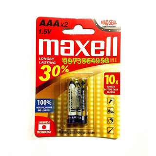 Pin đũa Alkaline maxell hộp 12 đôi- pin aaa maxell Alkaline