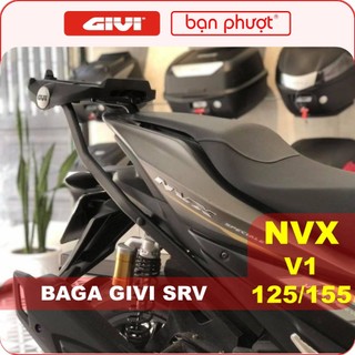 Baga Givi Sau Xe NVX 155 V1, NVX 125 - Cảng Givi NVX155 V1, NVX125 - SRV AEROX155 - Bạn Phượt