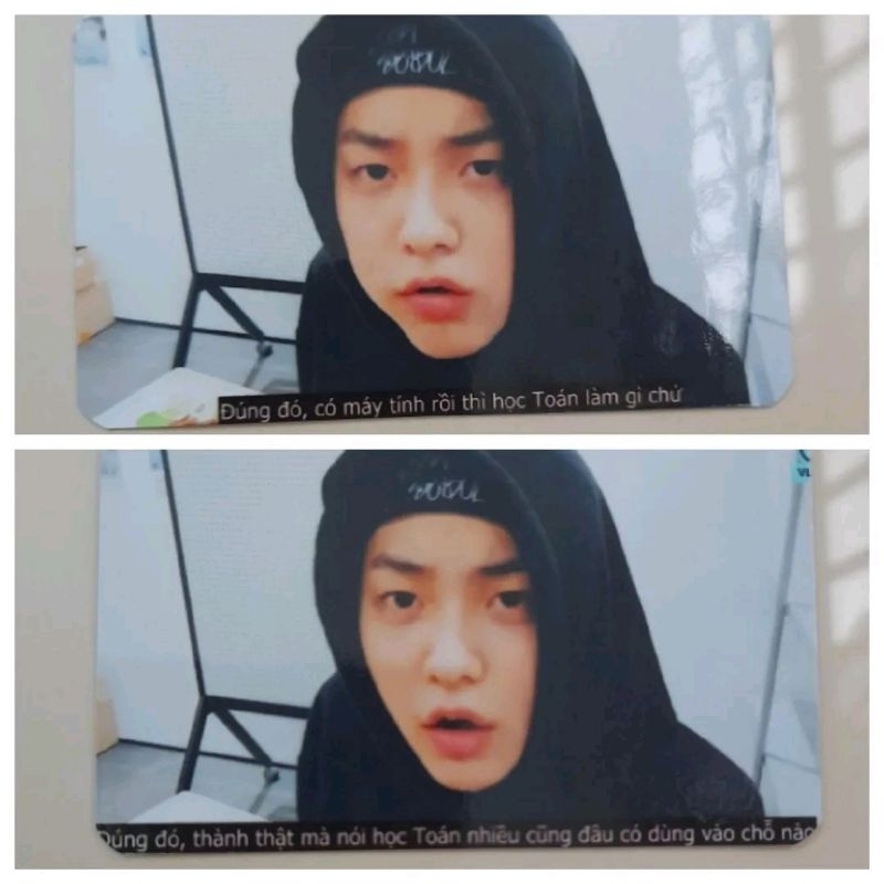 Card bo góc soobin vlive & toán